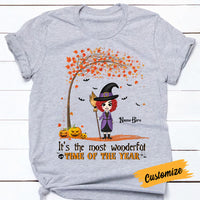 Personalized Witch Halloween T Shirt AG23 30O57 thumb 1