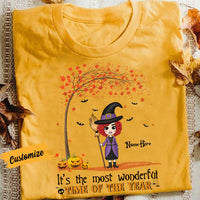 Personalized Witch Halloween T Shirt AG23 30O57 thumb 1