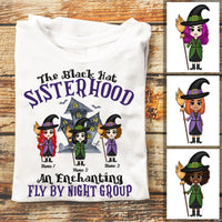 Personalized Witches Friends Sister Halloween T Shirt AG22 30O53 thumb 1
