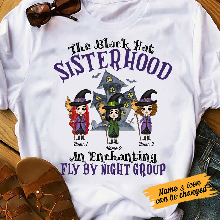 Personalized Witches Friends Sister Halloween T Shirt AG22 30O53 1