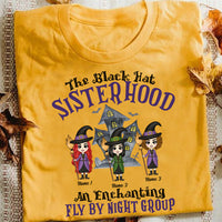 Personalized Witches Friends Sister Halloween T Shirt AG22 30O53 thumb 1