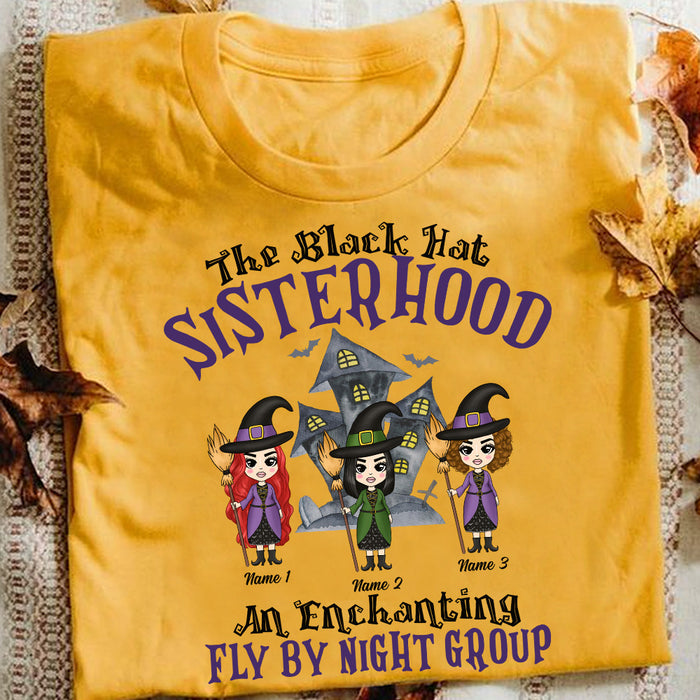 Personalized Witches Friends Sister Halloween T Shirt AG22 30O53 1