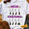 Personalized Halloween Witch Broom Grandma T Shirt AG210 24O57 1
