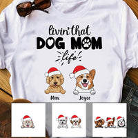 Personalized Living That Dog Mom T Shirt NB24 99O60 thumb 1