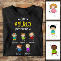 Personalized Abuelo Spanish Grandpa Belongs Shirt - Hoodie - Sweatshirt AG21 81O34 thumb 1