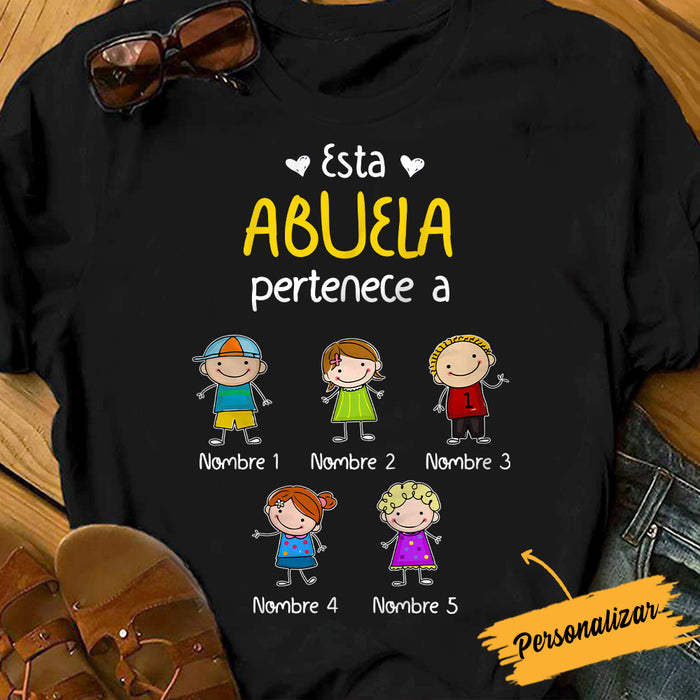 Personalized Abuelo Spanish Grandpa Belongs Shirt - Hoodie - Sweatshirt AG21 81O34 1
