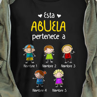 Personalized Abuelo Spanish Grandpa Belongs Shirt - Hoodie - Sweatshirt AG21 81O34 thumb 1