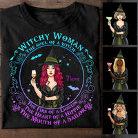 Personalized Witch Mom Halloween T Shirt AG44 24O58 thumb 1