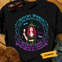 Personalized Witch Mom Halloween T Shirt AG44 24O58 thumb 1