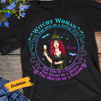 Personalized Witch Mom Halloween T Shirt AG44 24O58 thumb 1