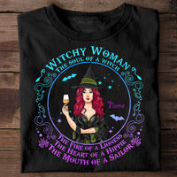 Personalized Witch Mom Halloween T Shirt AG44 24O58 thumb 1