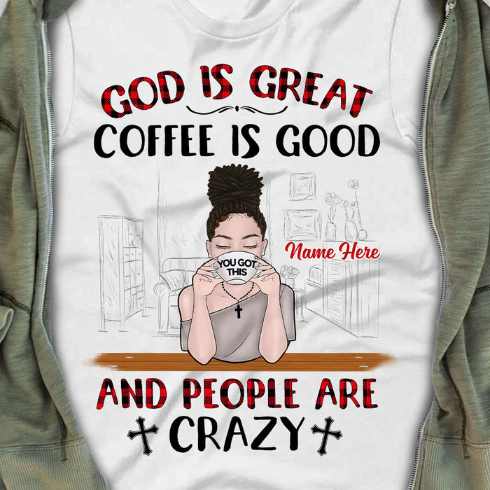 Personalized BWA Coffee & Jesus T Shirt AG32 95O57 1