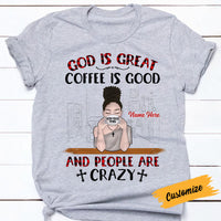 Personalized BWA Coffee & Jesus T Shirt AG32 95O57 thumb 1