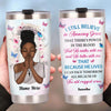 Personalized BWA Believe In Steel Tumbler AG32 26O53 1