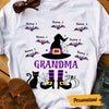 Personalized Grandma Halloween T Shirt AG36 30O47 1
