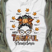 Personalized Fall Halloween Mom Grandma T Shirt AG31 26O34 thumb 1