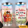 Personalized Friends Sisters By Heart Steel Tumbler AG49 24O47 1