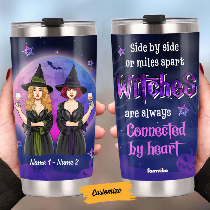Personalized Witches Friends Sister Halloween Steel Tumbler AG43 30O58 1