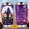 Personalized Halloween Witch Sisters Steel Tumbler AG45 26O58 1