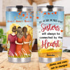 Personalized Fall Halloween Friends Sisters Steel Tumbler AG44 26O34 1