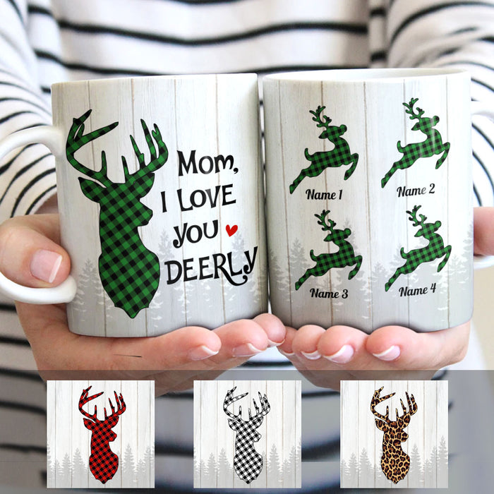 Personalized Grandma Nana Deer Christmas Mug OB132 81O58 1