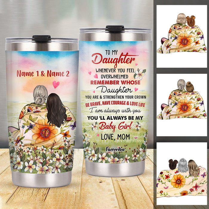 Personalized Mom Grandma Daughter Steel Tumbler AG47 24O34 1