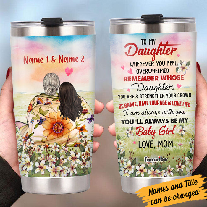Personalized Mom Grandma Daughter Steel Tumbler AG47 24O34 1