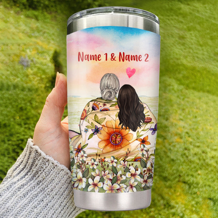 Personalized Mom Grandma Daughter Steel Tumbler AG47 24O34 1