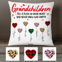 Personalized Mom Grandma Heart Pillow AG49 30O36 (Insert Included) thumb 1