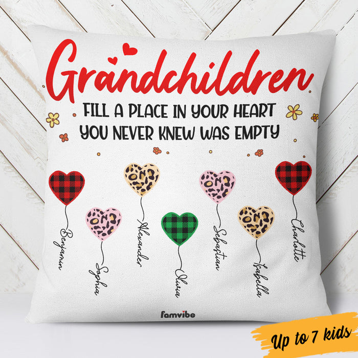Personalized Mom Grandma Heart Pillow AG49 30O36 (Insert Included) 1