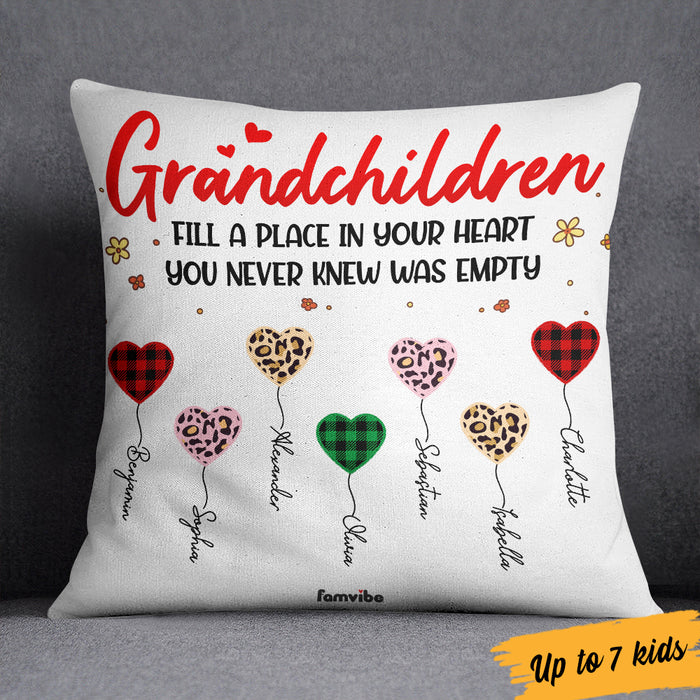 Personalized Mom Grandma Heart Pillow AG49 30O36 (Insert Included) 1