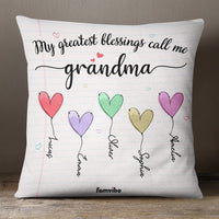Personalized Mom Grandma Pillow AG47 26O36 (Insert Included) thumb 1