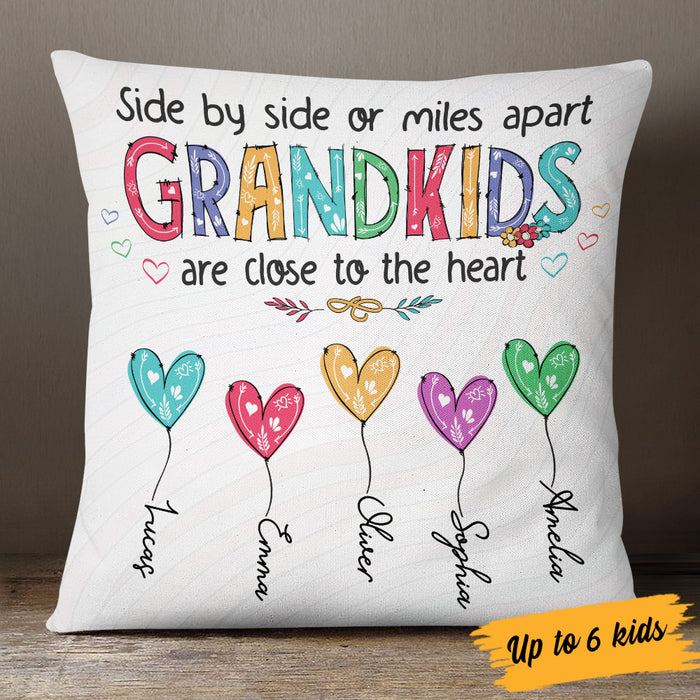 Personalized Mom Grandma Heart Pillow AG48 30O53 (Insert Included) 1
