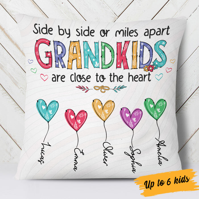 Personalized Mom Grandma Heart Pillow AG48 30O53 (Insert Included) 1