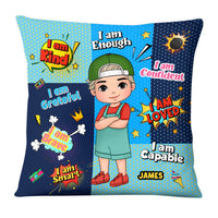 Personalized Gift For Grandson Affirmation Comic Pillow 30506 thumb 1