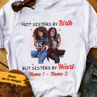 Personalized BWA Friends Sisters By Heart T Shirt AG61 24O36 thumb 1