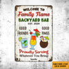 Personalized Backyard Proudly Serving Metal Sign AG63 30O47 1