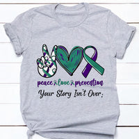Suicide Awareness Your Story Is Not Over T Shirt SB54 87O36 thumb 1