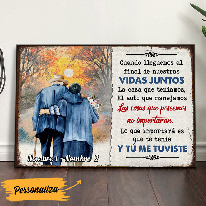 Personalized Couple I Had You Spanish Canvas AG53 24O47 1