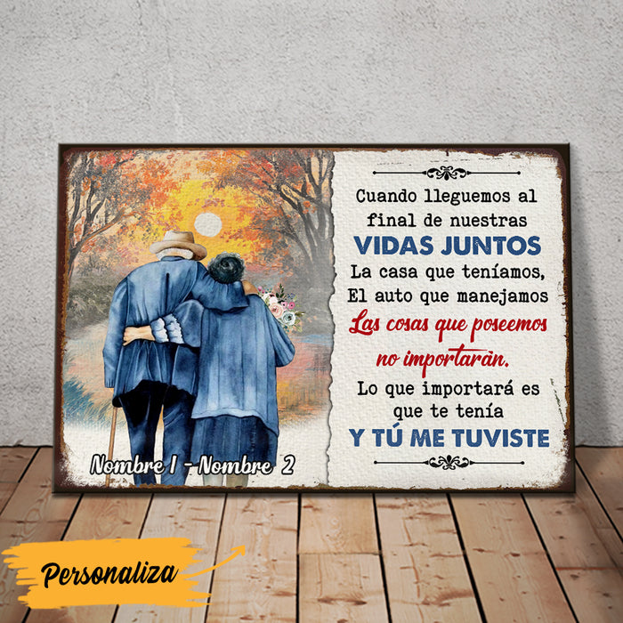 Personalized Couple I Had You Spanish Canvas AG53 24O47 1
