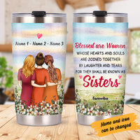 Personalized Friends Sisters Steel Tumbler AG51 26O53 thumb 1