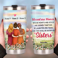 Personalized Friends Sisters Steel Tumbler AG51 26O53 thumb 1