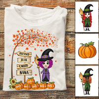 Personalized Witch Mom Grandma Halloween T Shirt AG62 87O34 thumb 1