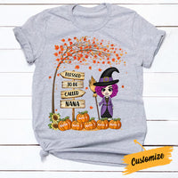 Personalized Witch Mom Grandma Halloween T Shirt AG62 87O34 thumb 1