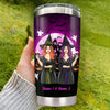 Personalized Halloween Witch Black Hat Steel Tumbler AG66 24O34 1