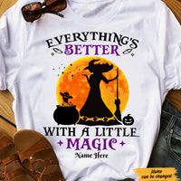 Personalized Witch Magic Halloween T Shirt AG69 95O47 thumb 1