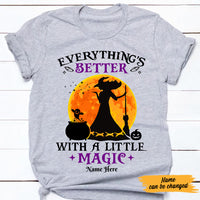 Personalized Witch Magic Halloween T Shirt AG69 95O47 thumb 1