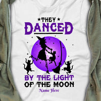 Personalized Witch Cat Mom Halloween T Shirt AG74 95O47 thumb 1