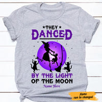 Personalized Witch Cat Mom Halloween T Shirt AG74 95O47 thumb 1