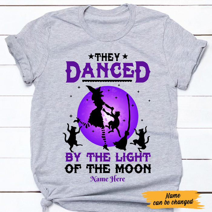 Personalized Witch Cat Mom Halloween T Shirt AG74 95O47 1